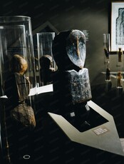 Экспозиция ритуальной скульптуры народов Приамурья "Трижды три неба"