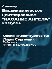 Семинар "Биодинамическое центрирование "Касание Ангела" 1 ступень