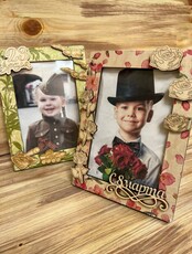 Мастер-класс "Фоторамка в стиле декупаж"