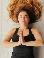 Занятие по хатха йоге