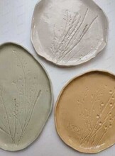 Мастер-класс "Тарелки с отпечатками"