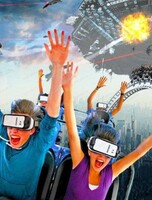 Игра в VR "Американские горки"
