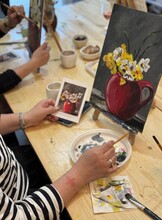 Арт-вечер с вином "Свободное рисование"