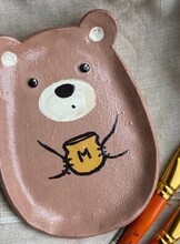 Мастер-класс "Тарелка-медвежонок"
