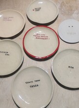 Мастер-класс "Тарелка с надписью"