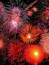 Фейерверк в честь Дня города