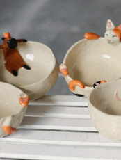 Мастер-класс "Миска-кот"