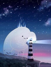 Мастер-класс "Волшебное привидение с маяком"