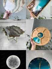 Арт-вечер по эпоксидной смоле на свободную тему