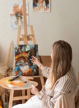 Занятия для подростков от 14 лет и взрослых по направлению "Станковая живопись"