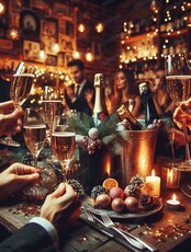 Дегустация игристых вин "Новогодние искры"