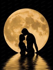 Арт-встреча "Рисуем пару на фоне луны"