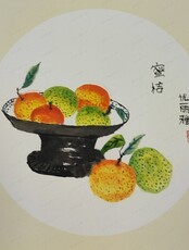 Мастер-класс по китайской живописи "Мандарины"