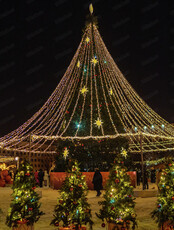 Новогодние развлекательные мероприятия на площади им. Ленина