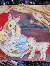 Выставка "Рождество Христово глазами детей"