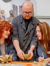 Мастер-класс по керамике в Белой Студии Гречанова