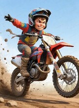 Обучение управлению мотоциклом эндуро для детей