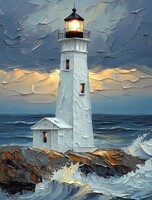 Мастер-класс по живописи "Свет среди штормов"