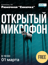 Стендап. Открытый микрофон