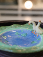Мастер-класс "Тарелка с гусями"