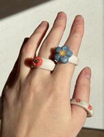 Мастер-класс "Фарфоровые кольца"