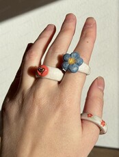 Мастер-класс "Фарфоровые кольца"