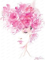 Мастер-класс по живописи вином "Девушка"