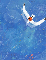 Мастер‑класс "Чайка над морем: рисуем морской пейзаж"