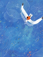 Мастер‑класс "Чайка над морем: рисуем морской пейзаж"