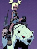 Мастер‑класс "Рисуем аниме‑сцену: девочка на белом медведе"