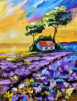 Мастер-класс по рисованию без опыта "Лаванда"