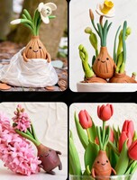 Мастер-класс по лепке "Цветочные человечки"