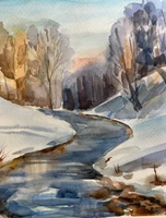 Мастерская выходного дня. Мастер-класс "Весенний пейзаж"