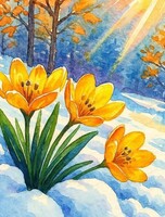 Мастер-класс для детей "Первоцветы"