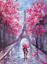 Мастер-класс по маслу "Весенний Париж"