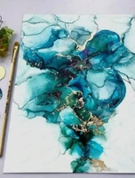 Мастер-класс по живописи алкогольными чернилами