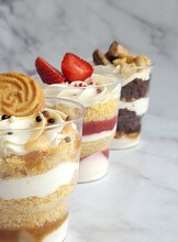 Детский мастер-класс "Тортик в стакане"