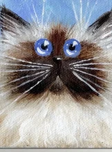 Мастер-класс по живописи "Тайна синих глаз"