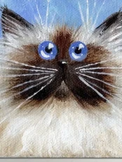 Мастер-класс по живописи "Тайна синих глаз"