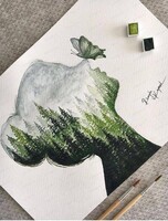 Мастер-класс акварелью "Дыхание природы"