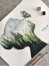 Мастер-класс акварелью "Дыхание природы"