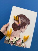 Мастер-класс "Картина с сухоцветами"