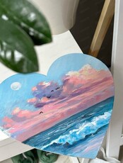 Мастер-класс по акрилу "Морской пейзаж"