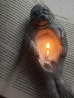 Каникулы для детей. Мастер-класс по росписи подсвечника. Часть 2