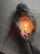 Каникулы для детей. Мастер-класс по росписи подсвечника. Часть 2