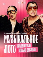 Игра "Музыкальное лото". Исполнители только девушки