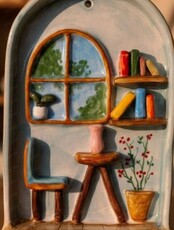 Мастер-класс по лепке из глины "Окно моей души"