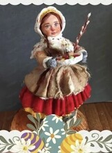 Мастер-класс по изготовлению ватной игрушки "Пасхальная девочка"