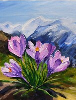 Мастер-класс "Весна в горах"