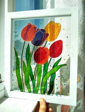 Мастер-класс по витражному стеклу